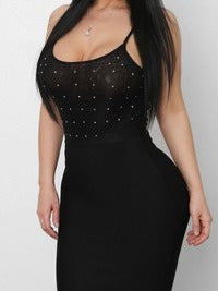 Studded Sheer Body Suit