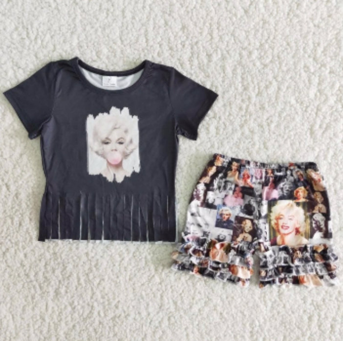 Marilyn Monroe Shorts Set