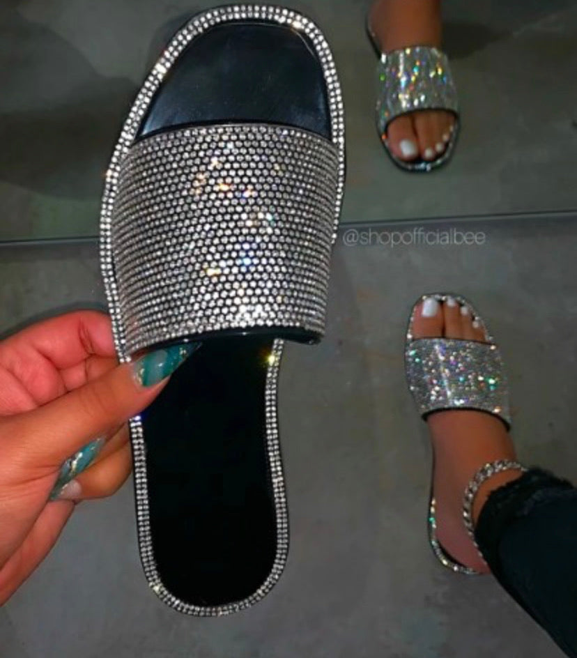 Black Studded Sandal