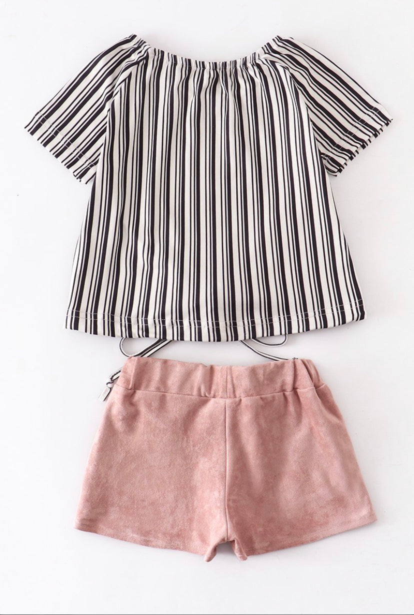 Stripe Short Set